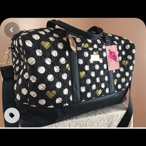 Betsy Johnson duffle bag, excellent condition